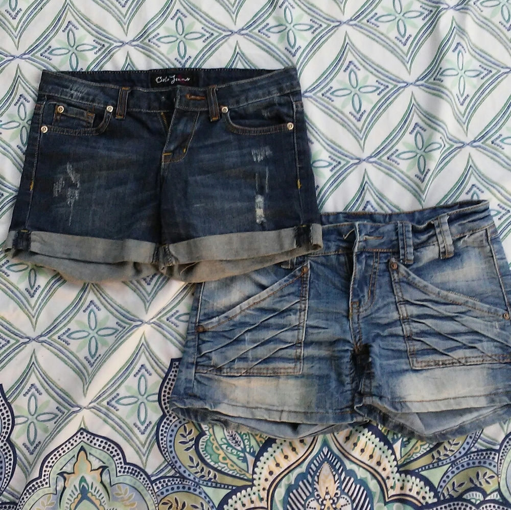 Jean short bundle 2 pair 1st kiss cielo jeans